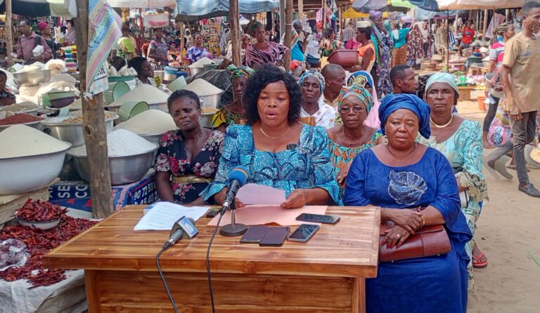 Les femmes commerçantes d’Agoè-Nyivé Assiyéyé reconnaissantes envers le Chef de l’Etat 
