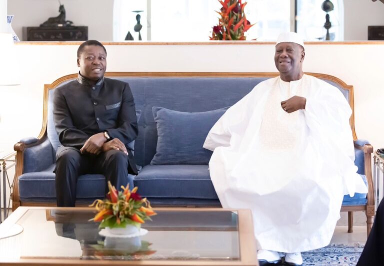 En Côte d’Ivoire , Faure Gnassingbé et Alassane Ouattara discutent de renforcement des partenariats