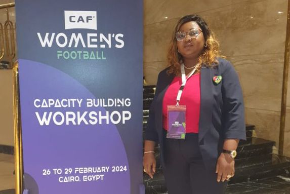 Egypte: Yvette Klussey représente la FTF à un séminaire de la CAF pour le développement du football féminin en Afrique 