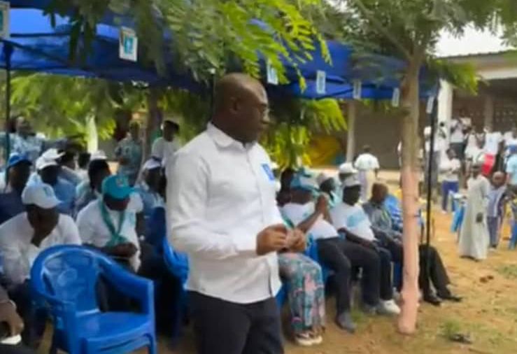Togo/Législatives et régionales 2024/Kloto: grande mobilisation de la population de Lavié derrière le candidat Prof Dodzi Kokoroko 