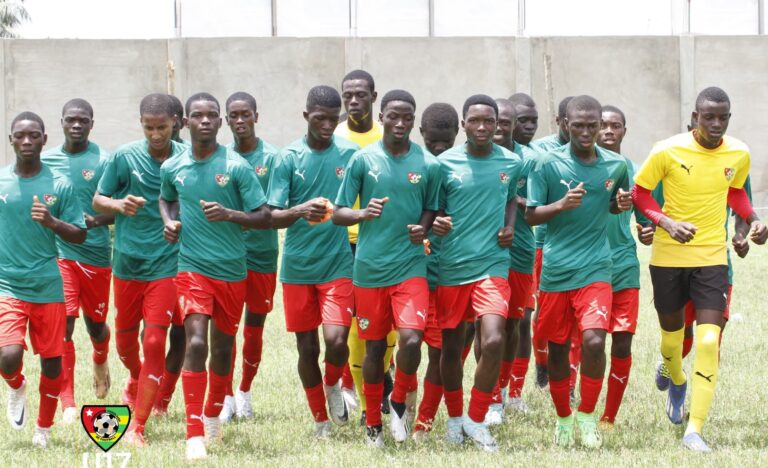 Togo/Les Eperviers U17 affrontent le CDF HAKNOUR ce dimanche 28 avril à 15 heures