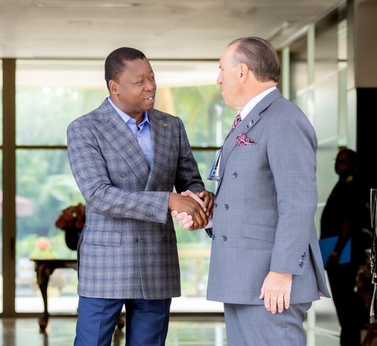 Togo/Dr Rodney Howard-Browne des USA reçu par Faure Gnassingbé