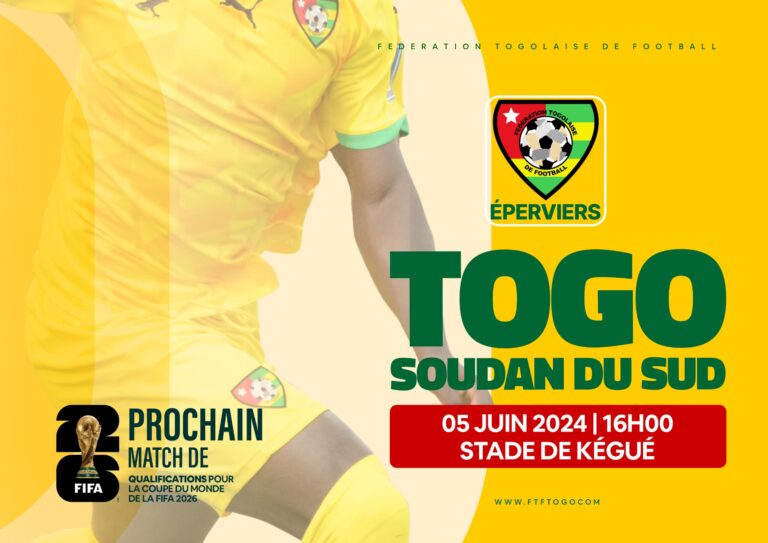 Togo/Qualifs CDM 2026 : 5 et 9 juin 2024, des dates décisives pour les Éperviers