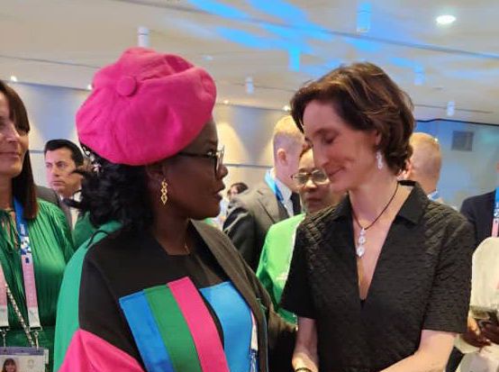 JO Paris 2024: Dr Lidi BESSI KAMA échange avec Amélie Oidéa-Castera