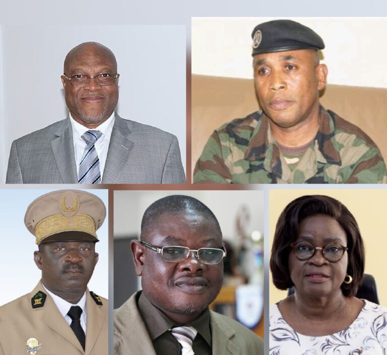 Togo: Les cinq gouverneurs connus