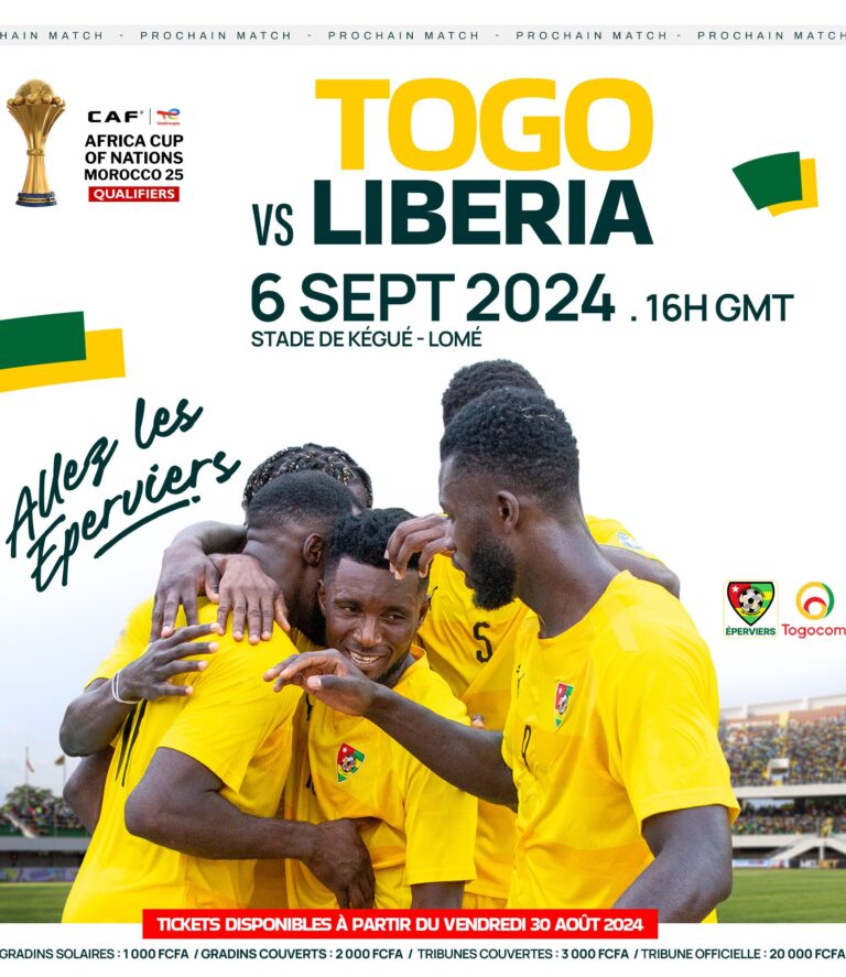 Elim CAN 2025/Togo vs Libéria : La FTF à pied d’oeuvre