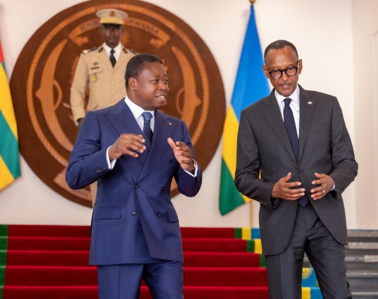 Rwanda: Paul Kagamé et Faure Gnassingbé échangent sur la ZLECAf et la diversification du partenariat bilatéral
