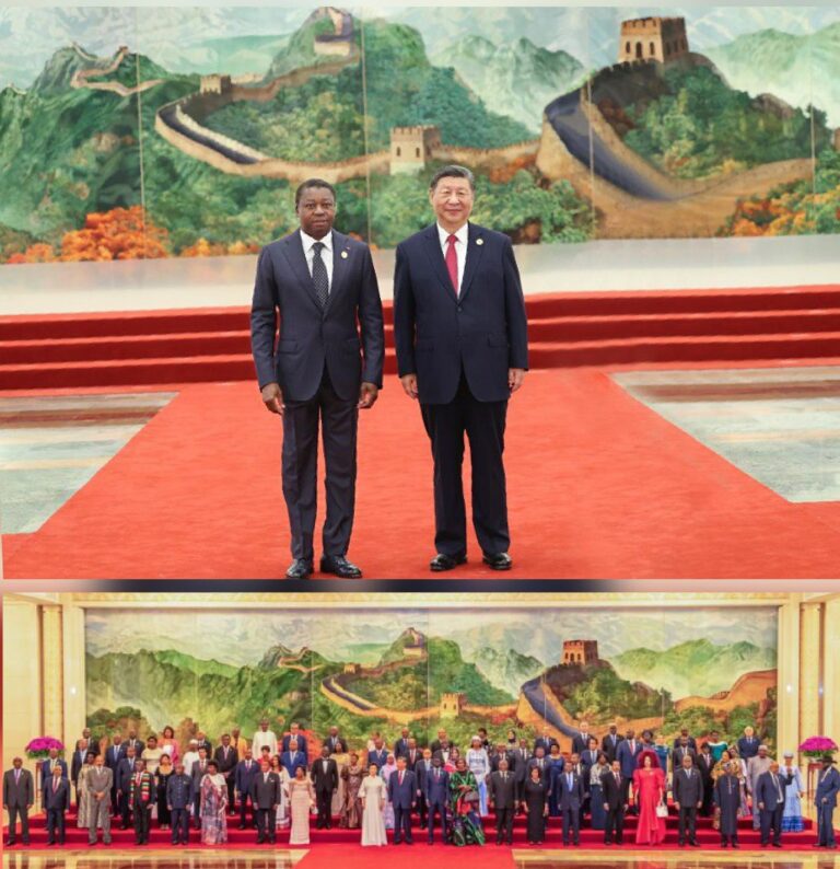 FOCAC2024 : Faure Gnassingbé au banquet d’ouverture officielle