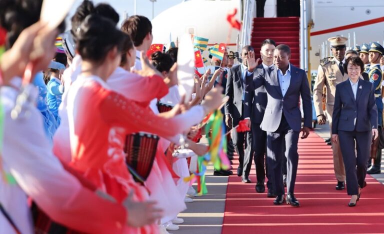 Faure Gnassingbé au FOCAC 2024 à Beijing sur invitation de Xi Jinping