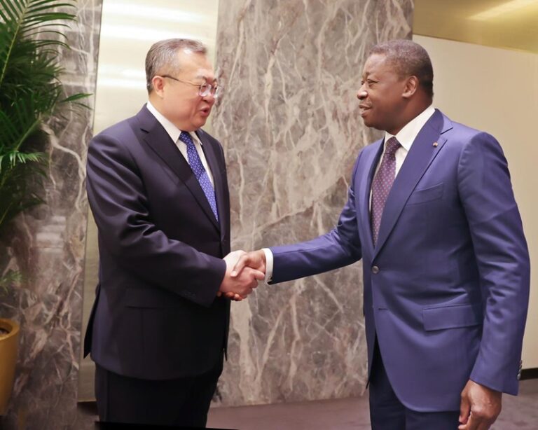 FOCAC 2024: le président Faure Gnassingbé a reçu Liu Jianchao