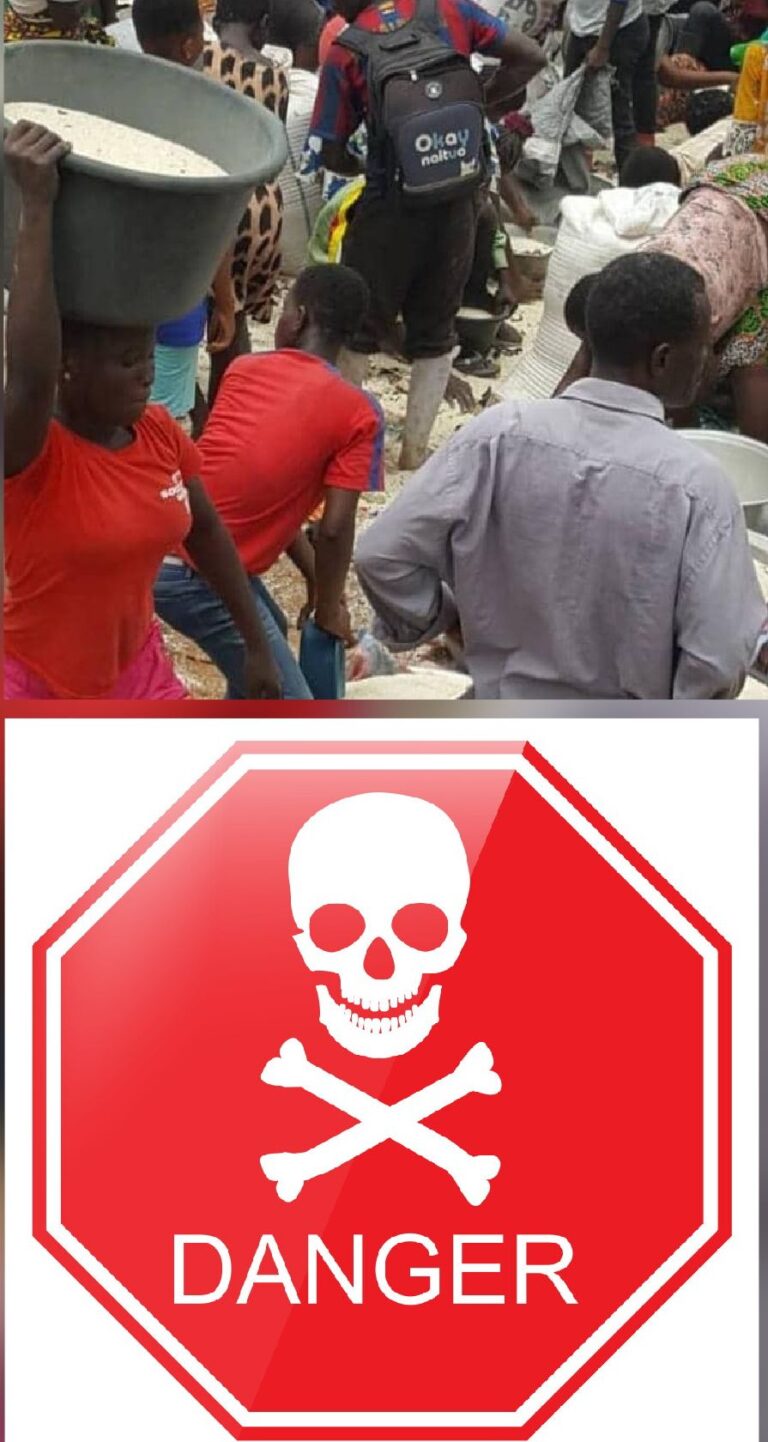 Togo/Riz avarié sur une décharge d’Agoe-Nyivé : Attention danger !!! 