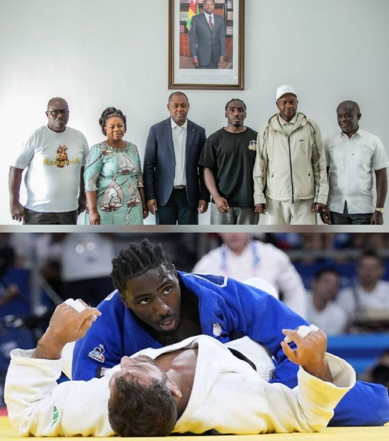 CNO-Togo: Deladem Akpaki reçoit le judoka médaillé olympique Joan-Benjamin Gaba
