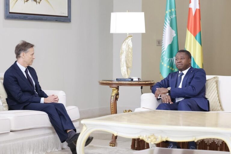 Togo: Faure Gnassingbé a reçu les lettres de créance de l’ambassadeur de l’Union européenne
