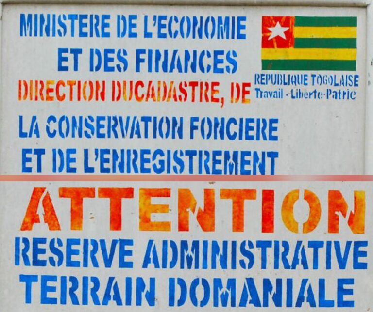 Togo: Le gouvernement accorde un an aux occupants illégaux des réserves administratives pour libérer les terrains