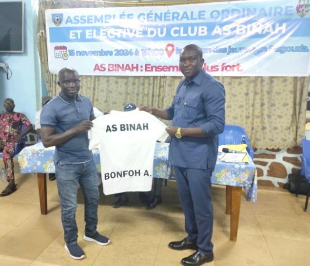 Togo/AS Binah : Le député Joseph Passiwè présente le nouvel entraîneur Bonfoh Arimyaou