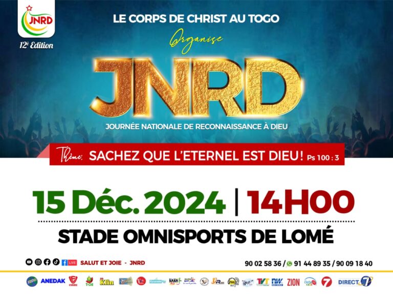 La 12ème édition de la JNRD, c’est le 15 décembre prochain