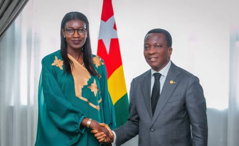 Togo: le Président de l’Assemblée nationale a conféré avec la Coordonnatrice Résidente du SNU