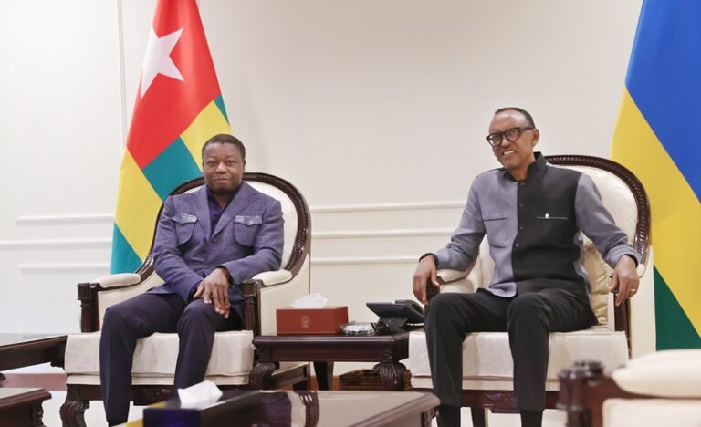 Faure Gnassingbé en visite officielle au Rwanda