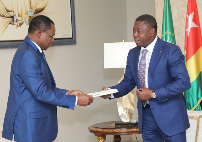 Faure Gnassingbé a reçu le Premier ministre tchadien pour discuter des enjeux du développement en Afrique