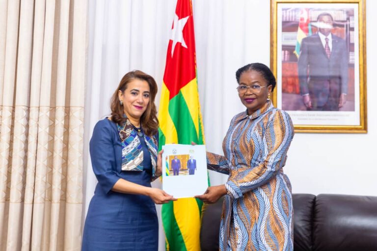 Togo: Victoire Tomegah-Dogbé a reçu Dr Hanan Morsy