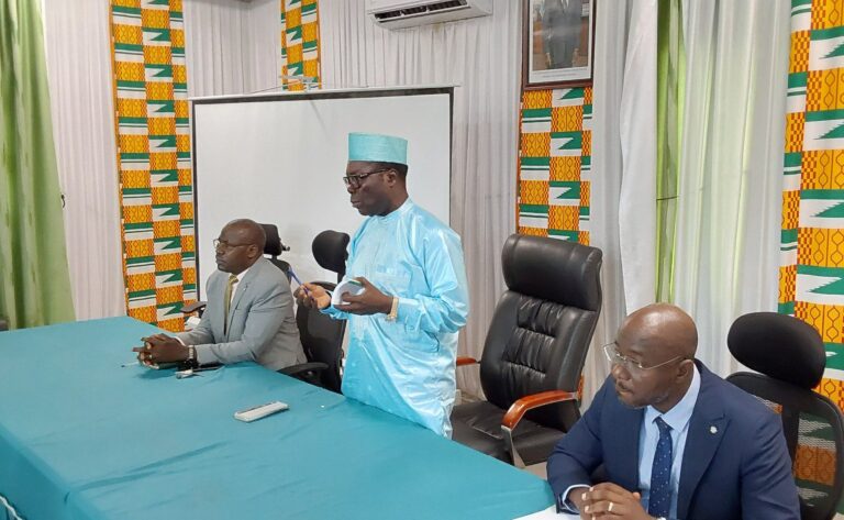 Foli Bazi Katari accueille les nouveaux fonctionnaires au MERF
