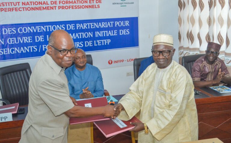 Togo: L’INFPP et le CERFER liés par une convention de partenariat au profit des enseignants formateurs de l’ETFP