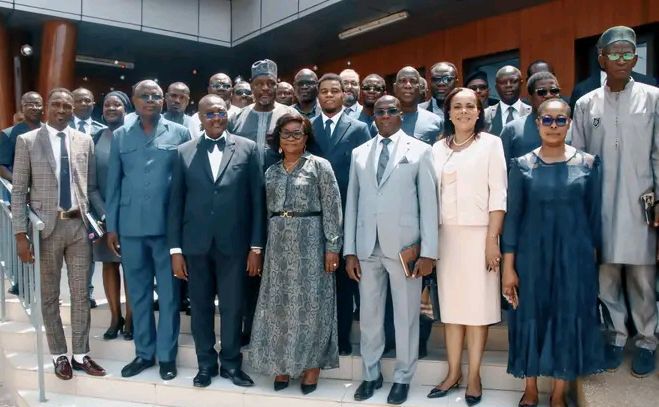 Les élus consulaires régionaux de la CCI-Togo du Grand-Lomé présentés aux autorités locales
