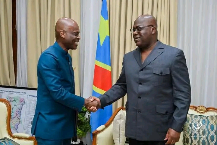 Mission de médiation pour la paix dans l’Est de la RDC : le Professeur Robert Dussey, émissaire de Faure Gnassingbé, reçu Félix Tshisekedi