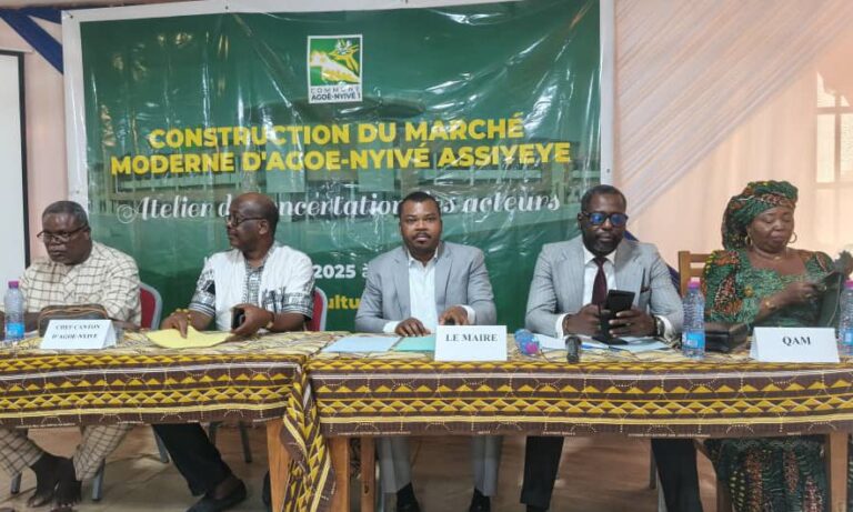 Agoè-Nyivé 1 : Le Maire Kovi Adanbounou enclenche la reconstruction du marché moderne