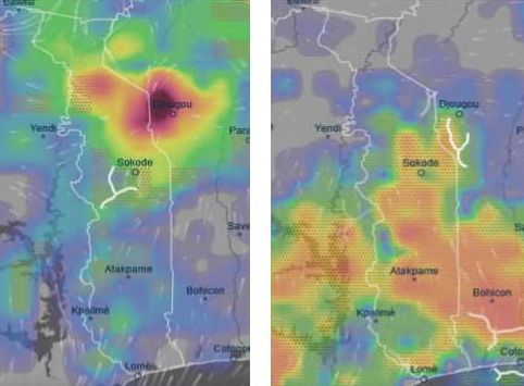 Météo : Risques de fortes pluies et d’orages sur l’ensemble du territoire togolais