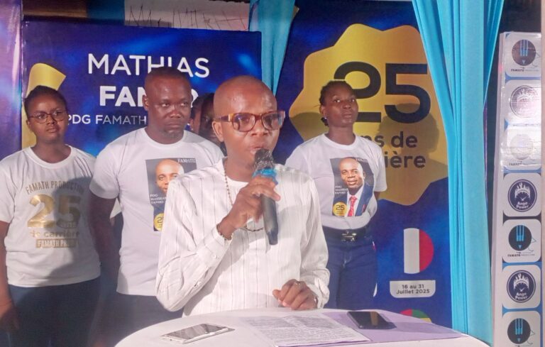 Mathias Fanho célèbre 25 ans de carrière : un jubilé d’argent au service de la culture togolaise