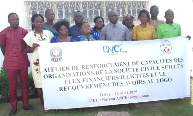 Lutte contre les FFI : ANCE-Togo outille les OSC pour un plaidoyer efficace