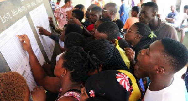 Résultats BAC 1 au Togo : Taux de réussite par serie de l’enseignement général avec une série à 98,51%