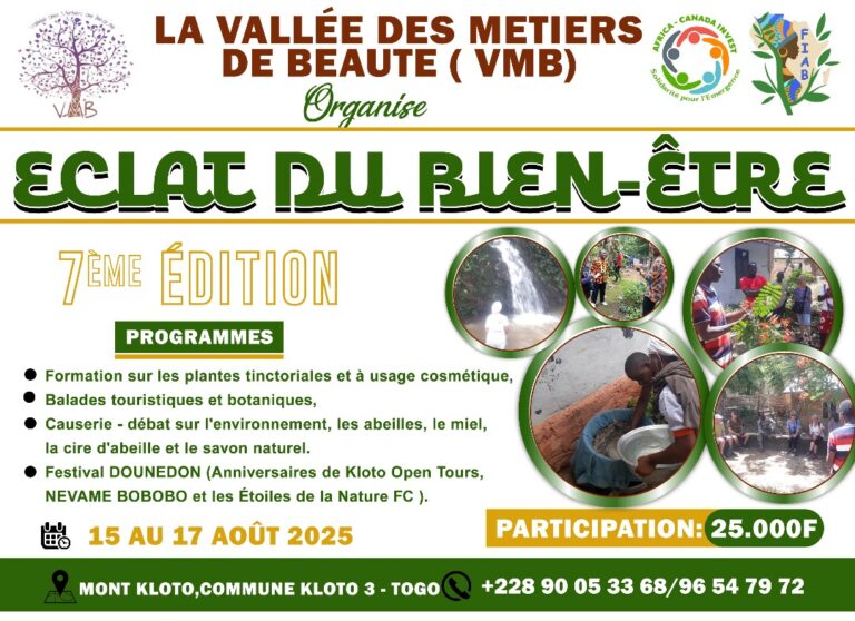 7e édition de l’«Éclat du Bien-être» : le Mont Kloto au cœur de la culture, du tourisme et de la santé