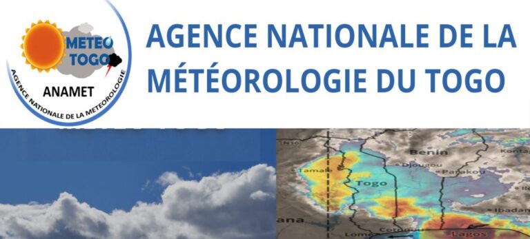 Météo du jour : Ciel nuageux et risques d’orages sur plusieurs régions du Togo