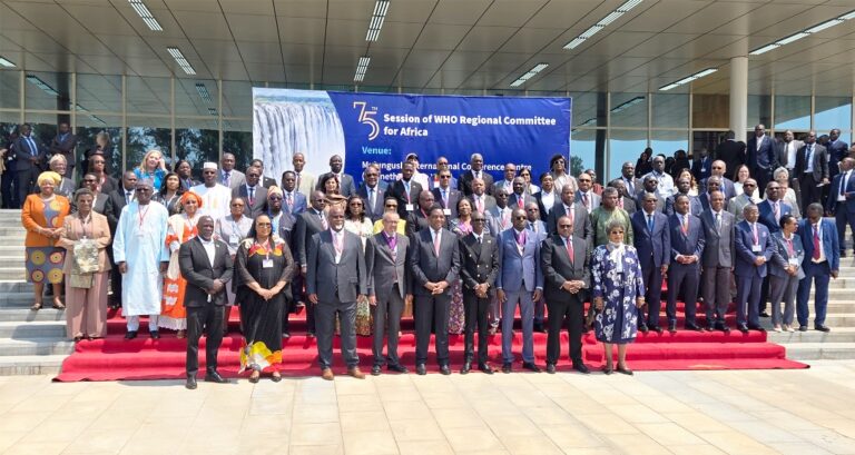 L’OOAS participe activement à la 75ᵉ session du Comité régional de l’OMS pour l’Afrique à Lusaka