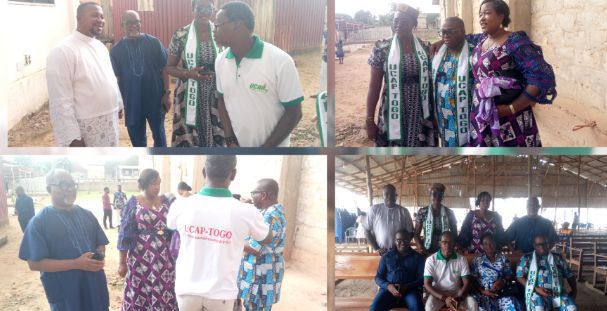 UCAP-Togo pose un acte concret à la paroisse Notre-Dame de l’Assomption d’Agoè-Démakpoè-Apegnigbi