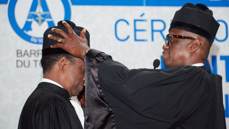 Me Sambiani Yobé quinzième bâtonnier du Barreau togolais