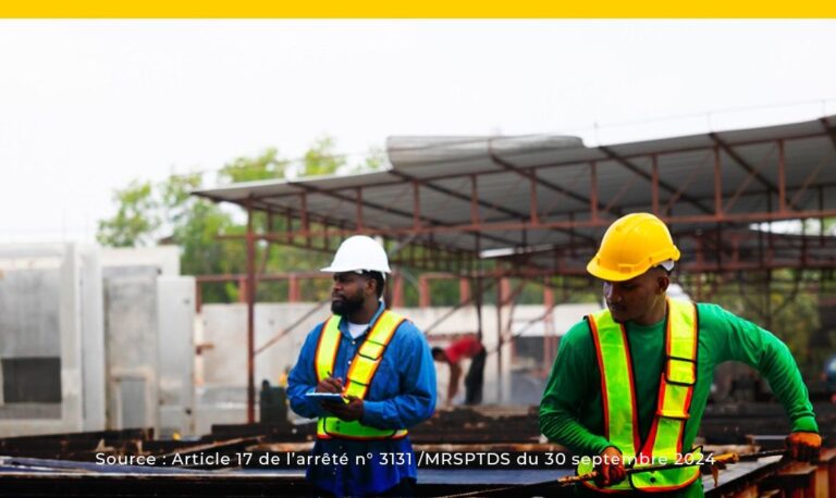 Togo : Renforcement de la sécurité et de la santé au travail dans les secteurs à risques élevés
